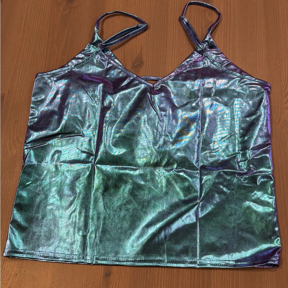 Iridescent Blue Women's Tank Top